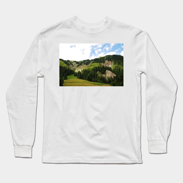 Friulian Dolomites Long Sleeve T-Shirt by jojobob